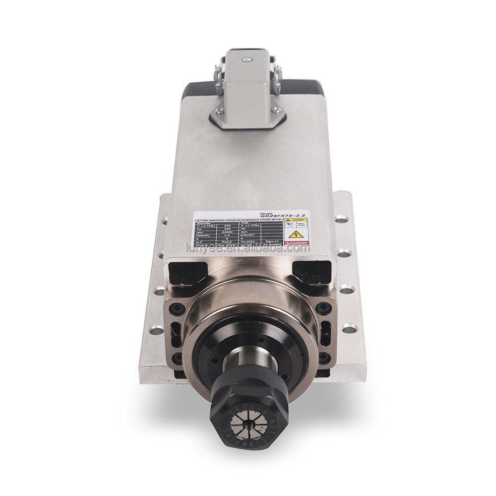 【深鈴】 Gdz80x73-2.2kw Spindle Motor - 24000rpm Air Cooled Efficiency