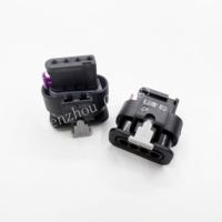 Conectores impermeables automotrices de 4 pines 1-1718645-1 Sensor de inyector de combustible Enchufe de radar inverso
