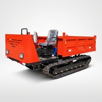 JIN YANG HU 2T3T Transporteur sur chenilles tout-terrain, camion-benne à déchargement et basculement automatiques, dumper sur chenilles