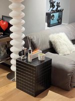Grille de table cubique carrelée Design % 100 fait à la main peut être utilisé comme table d'appoint, table d'appoint, table de chevet