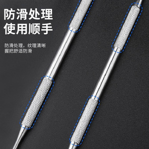 Stainless Steel Dental Tool Kit Double-Ended Tooth Stain Tartar Cleaner For Home Oral Care - Product Image 3