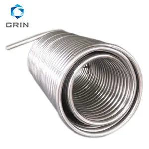 AISI ASTM A269 Standard manufacturer China SS304 stainless steel coil pipe&tube OD16x0.8 for spiral heat exchanger acero inox