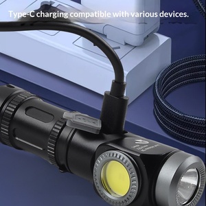 Hochleistungs-Arbeitslampe aus Aluminiumlegierung mit LED, 90 Grad Drehbar, Tragbare Multifunktions-Eckleuchte für den Außenbereich - Product Image 4