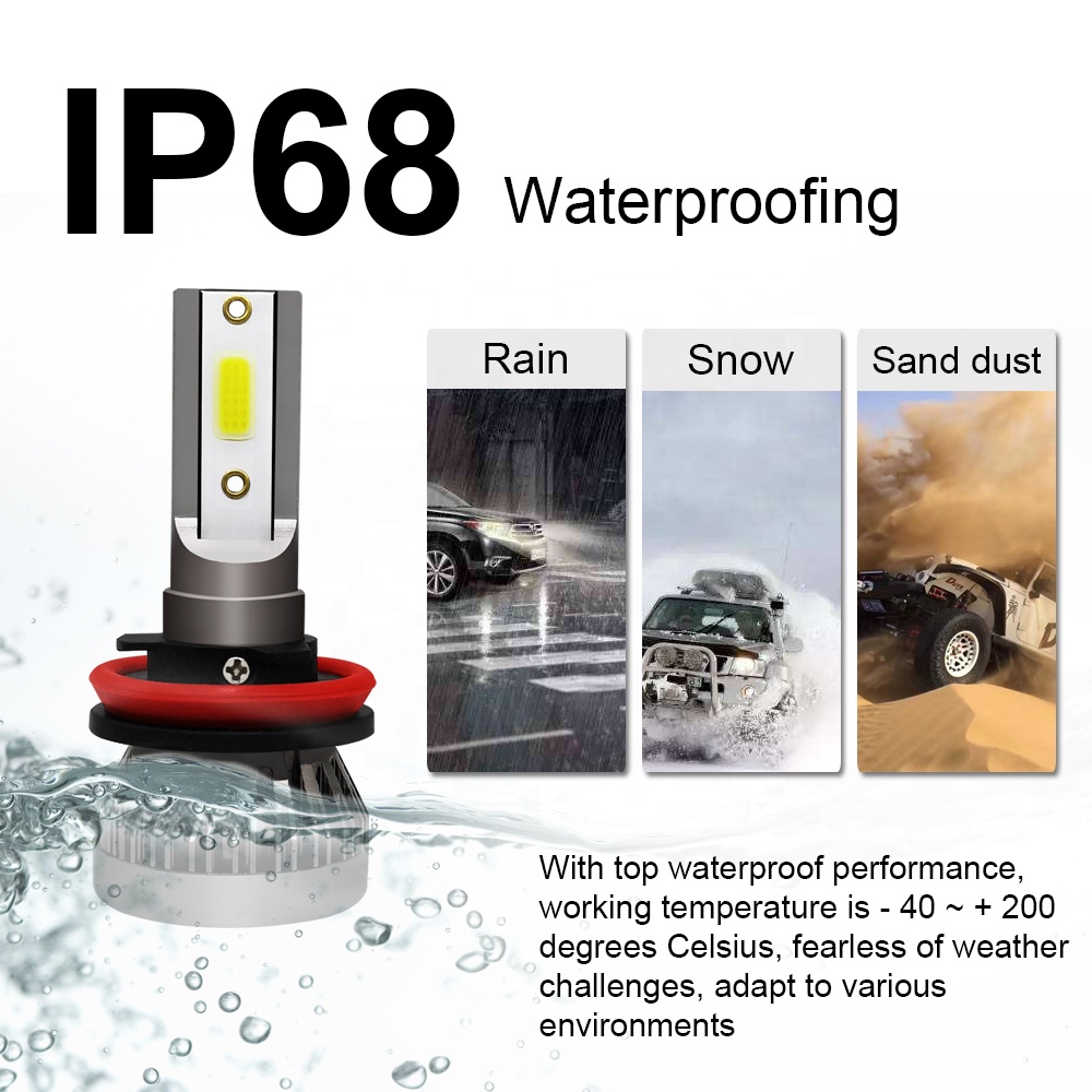 Оптовая цена, Автомобильные светодиодные противотуманные фары, мини H4 светодиодные фары для автомобиля h13, светодиодные лампы для фар