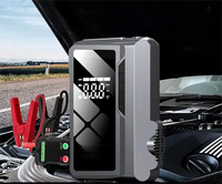 Rechargeable Jump Starter Booster Gonfleur de pneu Compresseur d'air Puissant 8000MAH Batterie Diesel Véhicule jusqu'à 4 litres Gasoli