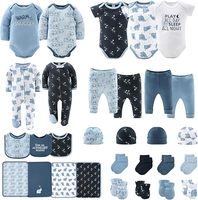 Lot de 5 bodys unisexes en coton tissé 200 g/m² à manches courtes, motif animalier, barboteuse 0-3 mois, boutons-pression mignons, logo personnalisé