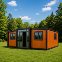 Maison conteneur pliable Jiezhu à double aile extensible, épaissie et respirante, avec chambre et salle de bain pour usage en dortoir