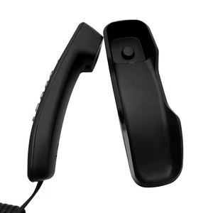 Téléphone <span class=keywords><strong>filaire</strong></span> <span class=keywords><strong>mural</strong></span> mini avec double affichage LCD d'identification de l'appelant pour la maison et le bureau, affichage LCD double pour une meilleure lecture des appels entrants - Product Image 6