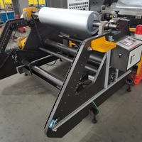 Machine de revêtement adhésif en caoutchouc butyle entièrement automatique avec extrudeuse pour membranes EPDM et ruban en aluminium