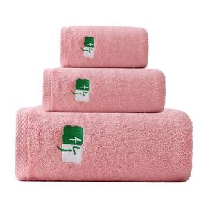 Ensemble de serviettes de bain en bambou pour adultes, haute densité, absorbantes, douces, couleur unie, jetables, antibactériennes, durables, pour usage domestique - Product Image 4