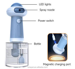 Pulverizador automático de espuma para baño de perros, nuevo diseño, máquina de burbujas para mascotas, champú para animales pequeños, incluidos gatos, para acicalamiento, Baño - Product Image 3