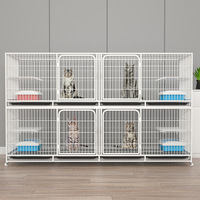 Cage pour animaux de compagnie de grande taille, respirante, avec fermeture à pression, pour chiens, oiseaux et autres animaux, pour hôpital vétérinaire