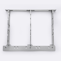 Servicio de Fabricación de Estructuras Metálicas Grandes para Equipos, Chasis Personalizado con Ranuras de Precisión y Orificios Avellanados, Mecanizado CNC