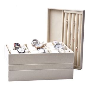 फैशन रिंग घड़ी डिस्प्ले ट्रे स्टाइलिश आभूषण कंटेनर आपके लक्जरी सामान को आसानी से व्यवस्थित करने के लिए - Product Image 1