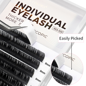 16 Dòng Cá Nhân Lông Mi Hỗn Hợp Faux Mink Lashes Phần Mở Rộng Với OEM - Product Image 5