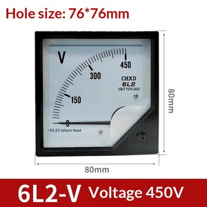Ampèremètre à courant alternatif 6L2-A 50/5 100/5 200/5 250/5A Instrument à aiguille - Product Image 6