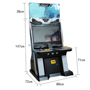 Nhà máy trực tiếp <span class=keywords><strong>2</strong></span> người chơi 110V/220V Arcade trò chơi video máy 32-inch đồng tiền hoạt động trẻ em giao diện điều khiển vui chơi giải trí kim loại <span class=keywords><strong>Pusher</strong></span> chiến đấu - Product Image 5