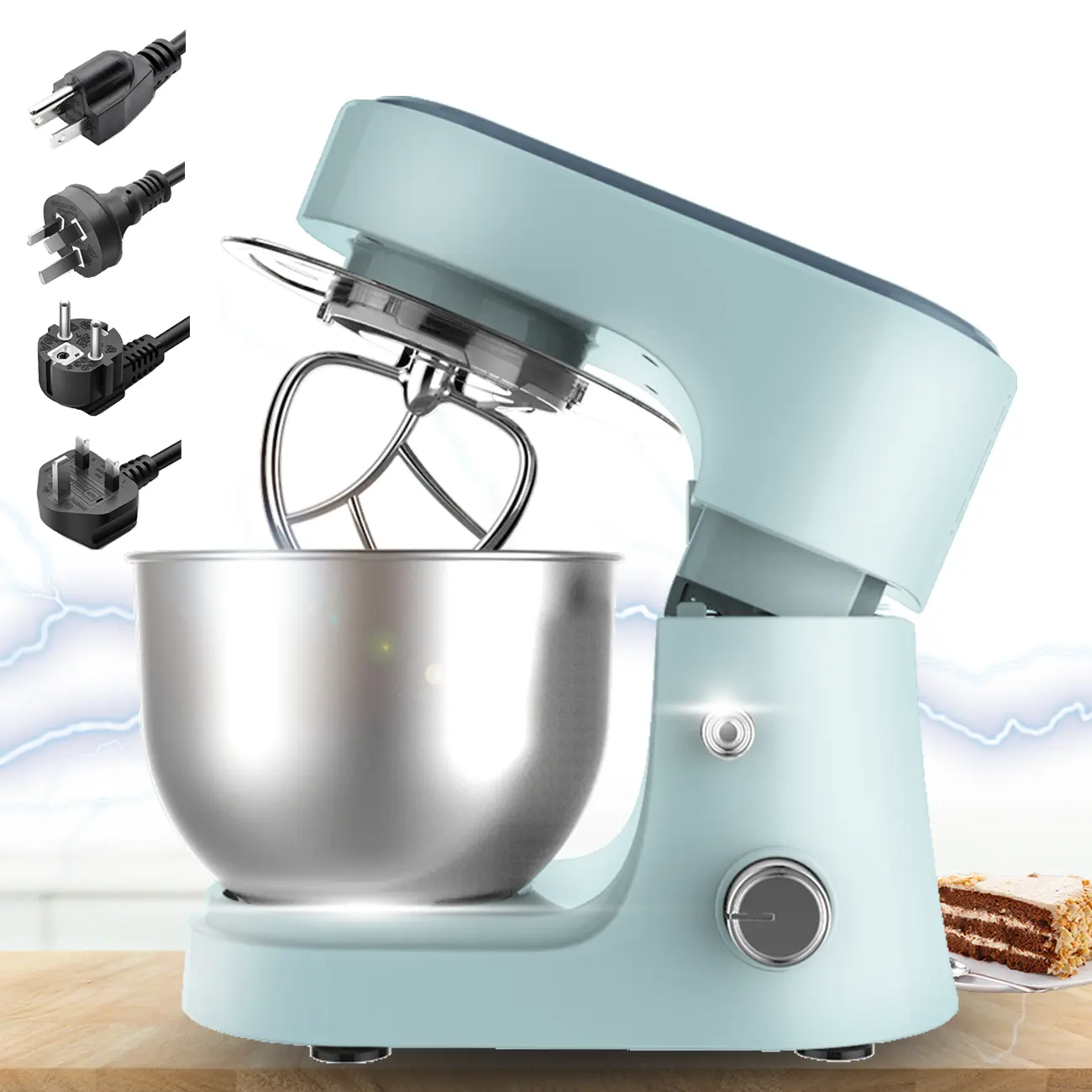 4l 5l 5.5l 6l Espiral Pizza Bolo Máquina Elétrica Home Appliance Pão Alimentos Dough Stand Mixer Para Padaria