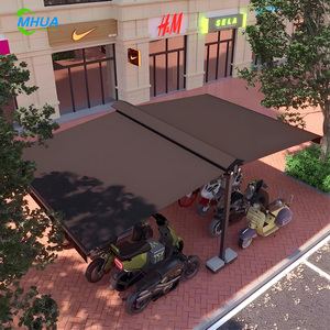 Toldo de aluminio retráctil de doble cara moderno personalizado <span class=keywords><strong>para</strong></span> jardín al aire libre, toldo de mariposa decorativo <span class=keywords><strong>para</strong></span> <span class=keywords><strong>terraza</strong></span> y restaurante - Product Image 1
