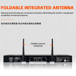 GAW-K328 Micro không dây chống giao diện IR tần số tự động phù hợp với Micro phỏng vấn khoảng cách 100 mét - Product Image 5