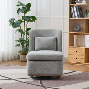 <span class=keywords><strong>Fauteuil</strong></span> pivotant sans accoudoirs écologique Shenzhou, canapé moderne rembourré avec coussin pour salon - Product Image 3