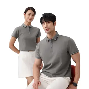 Unisex Aanpasbare Poloshirt Met Korte Mouwen Populair Sportkleding Op Maat T-Shirt Voor Volwassenen In Auto-Bedrijf Polo