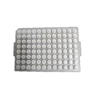 Weakened Silicone Cap For 96 Well Plate Cross Shape Round Hole Sealing <b>Film</b> Lab Microplate - Product Image 2