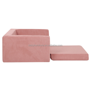 Luxuriöses Faltbares Modernes Rechteckiges Solides Katzenbett für Kleine und Mittelgroße Hunde und Katzen Texturiertes Hanfgewebe & Schaumstoff Hundebett - Product Image 3