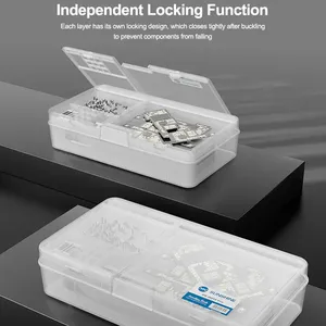 SUNSHINE-Caja de almacenamiento multifuncional de doble capa <span class=keywords><strong>para</strong></span> guardar teléfonos móviles, placas base, <span class=keywords><strong>tornillos</strong></span>, Chips, pantalla LCD, 2017 - Product Image 5