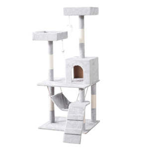 Torre de Madera para Mascotas con Diseño Personalizado, Proveedor de Muebles de Fábrica, Juguetes, Rascador para Gatos, Casa en el Árbol - Product Image 3