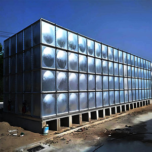 Réservoir de stockage d'<span class=keywords><strong>eau</strong></span> de pluie HDG pour <span class=keywords><strong>l</strong></span>'agriculture <span class=keywords><strong>300</strong></span> mètres cubes Panneaux modulaires pressés Acier galvanisé Réservoir d'<span class=keywords><strong>eau</strong></span> - Product Image 1