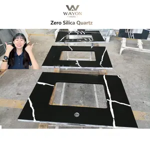 CHINESE YUNFU Slab Zero Silica ZERO CRYSTALLINE SILICA SURFACE NEW Products for Kitchen countertops/Sink/Vanity TOP