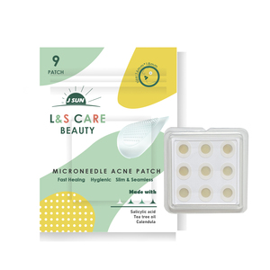 Patch anti-acné Microneedle 9 patchs, patch hydrocolloïde pour bouton, soin des problèmes de peau, Focus Spot Cover - Product Image 1