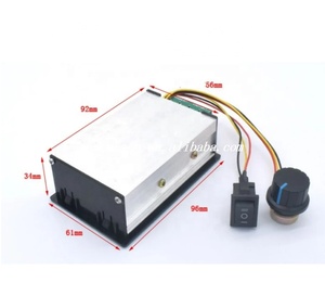 Controlador de Velocidad de Motor de CC Ajustable con Pantalla Digital, Regulador PWM de 6-60V 20A, <span class=keywords><strong>6V</strong></span> 12V 24V 48V 2000W, Avance y Retroceso - Product Image 5