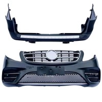 Kit de Carrocería Estilo AMG para Mercedes-Benz Clase V V260 Vito, Actualización para Modelos W447, Fabricado en China, Arco de Rueda Trasero de ABS+PP