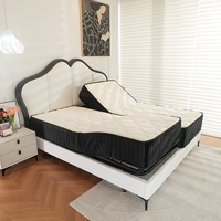 Lit Queen Zero Gravity avec Tête de Lit Télécommandé Split king Lit Intelligent Réglable King Size avec Matelas