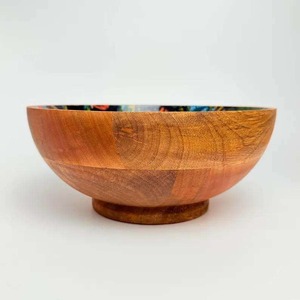 Bol de service en corne de buffle naturelle de qualité supérieure, fait main, pour salades, fruits, collations, décoration de table de cuisine, en vente - Product Image 2