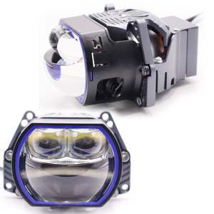 Accesorios para Luces de Coche, Lente de Proyector Cuadrada de 3 Pulgadas para Faros Delanteros, 75W 7500lm Súper Brillante para <span class=keywords><strong>Honda</strong></span> <span class=keywords><strong>Brv</strong></span> - Product Image 1