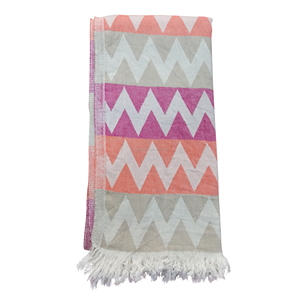 Jacquard Woven Turkish <b>Hamam</b> <b>Towels</b> - 100X180CM 100% Cotton Wholesale Peshtemal <b>Towel</b> High Quality - Navy/Red - Product Image 3