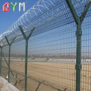 道路屏障的高质量机场边界围栏