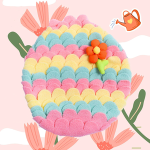 Alfombra Olfativa Redonda para Perros, Tapete para Olfatear, Alivio del Estrés, Comida Lenta, Alfombra Olfativa Plegable para Perros, Serie de Rotación Estacional - Product Image 1