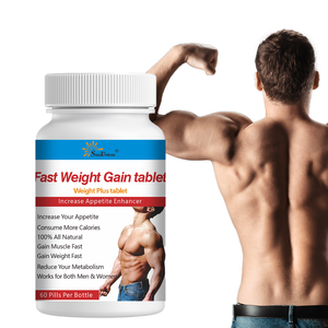 Comprimé Prise de Poids Rapide Weight Plus, Stimulant d'Appétit <span class=keywords><strong>pour</strong></span> Homme, Gélules et Poudre Protéinée <span class=keywords><strong>pour</strong></span> Gain de Masse Musculaire - Product Image 3
