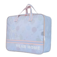 Sac personnalisé à poignée en PVC durable et écologique pour produits ménagers pour drap de lit et emballage et transport de jouets