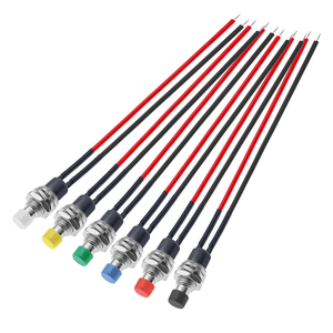 PBS-110 thu nhỏ bằng thép không gỉ <span class=keywords><strong>pushbutton</strong></span> chuyển đổi với tự khóa Ribbon dây điều khiển công nghiệp USB kết nối điện đồng - Product Image 3