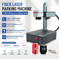 Máquina de Marcado Láser de Fibra de 20W para Acero Inoxidable, Aluminio, Cobre, Oro, Plata, ABS, PVC, Grabador de Escritorio para Joyería, Regalos, Herramientas EZCAD2