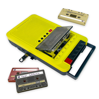 Lecteur de cassette rétro ELETREE, haut-parleur sans fil, lecteur de musique USB TF Card, enregistreur rechargeable, logo personnalisé, cadeau promotionnel OEM