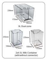 Refroidisseur de lait MC16DBS 16L pour machine à café