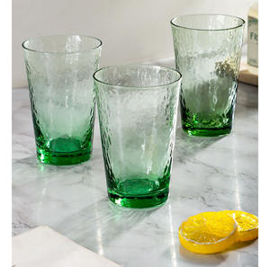 <span class=keywords><strong>Verres</strong></span> <span class=keywords><strong>à</strong></span> boire en cristal faits <span class=keywords><strong>à</strong></span> la main de couleur, gobelet <span class=keywords><strong>à</strong></span> boire, verre <span class=keywords><strong>à</strong></span> <span class=keywords><strong>vin</strong></span> vintage vert avec un design élégant - Product Image 2