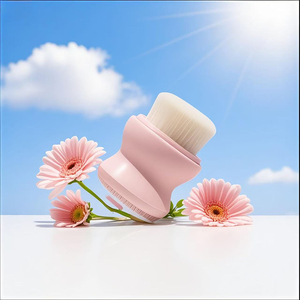 Mini-<span class=keywords><strong>brosse</strong></span> de nettoyage du visage double face en <span class=keywords><strong>silicone</strong></span> portable Brosses en <span class=keywords><strong>silicone</strong></span> pour un nettoyage en profondeur - Product Image 1