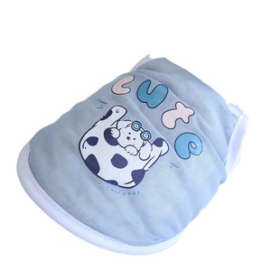 Cute Animal Print Pet Vest Summer Breathable Mesh Dog <b>Cat</b> <b>Clothes</b> Pink Blue Yellow Orange ZYKBX14 - Product Image 4